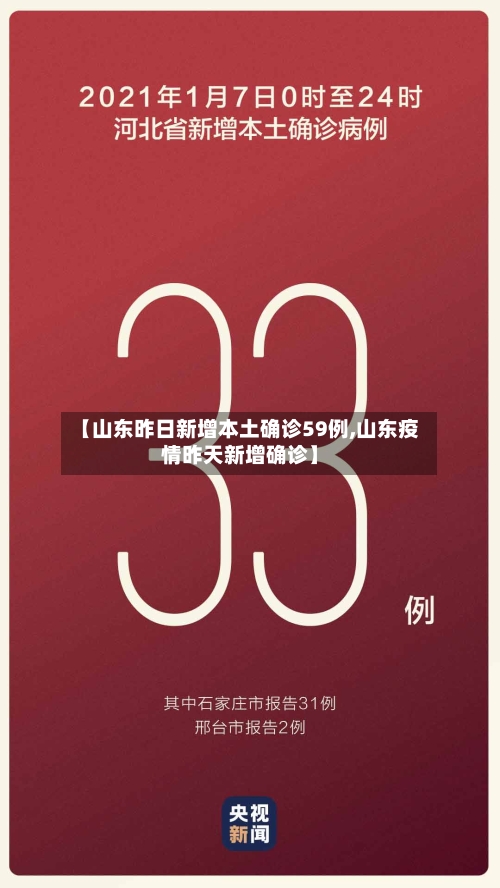 【山东昨日新增本土确诊59例,山东疫情昨天新增确诊】