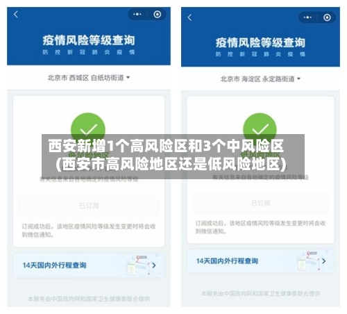 西安新增1个高风险区和3个中风险区(西安市高风险地区还是低风险地区)-第2张图片