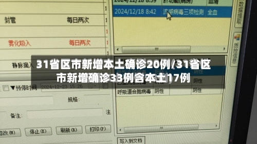 31省区市新增本土确诊20例/31省区市新增确诊33例含本土17例