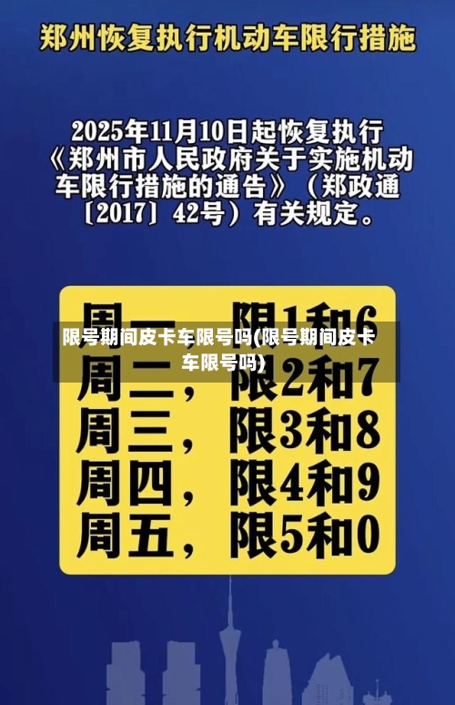 限号期间皮卡车限号吗(限号期间皮卡车限号吗)-第2张图片