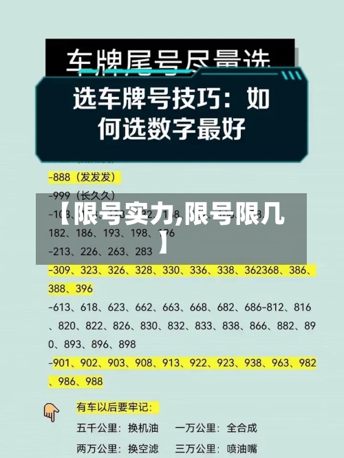 【限号实力,限号限几】-第3张图片
