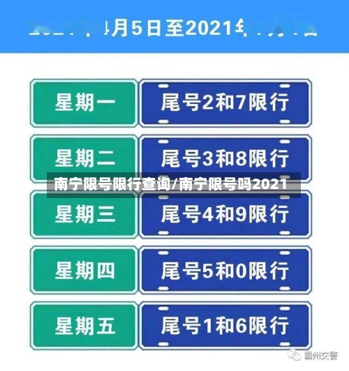 南宁限号限行查询/南宁限号吗2021-第3张图片