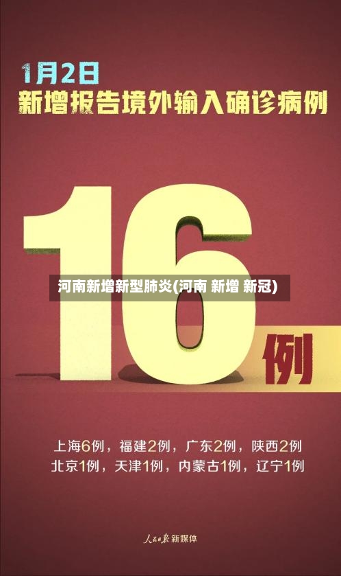 河南新增新型肺炎(河南 新增 新冠)-第3张图片