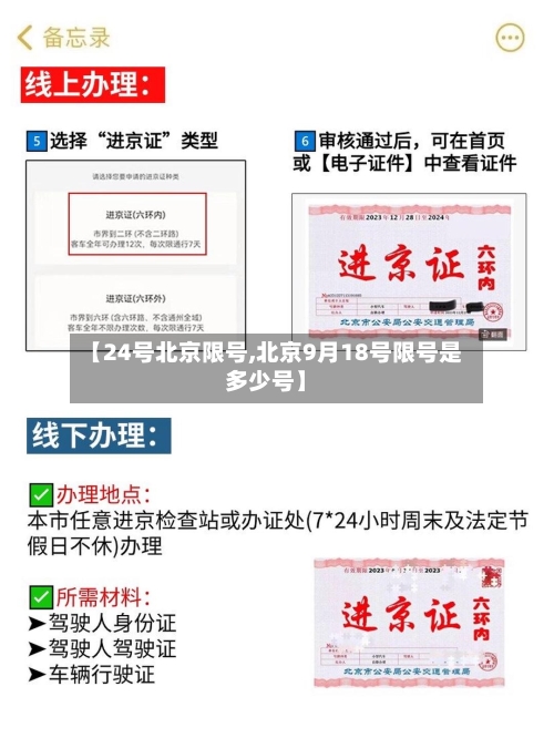 【24号北京限号,北京9月18号限号是多少号】