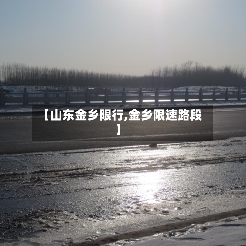 【山东金乡限行,金乡限速路段】