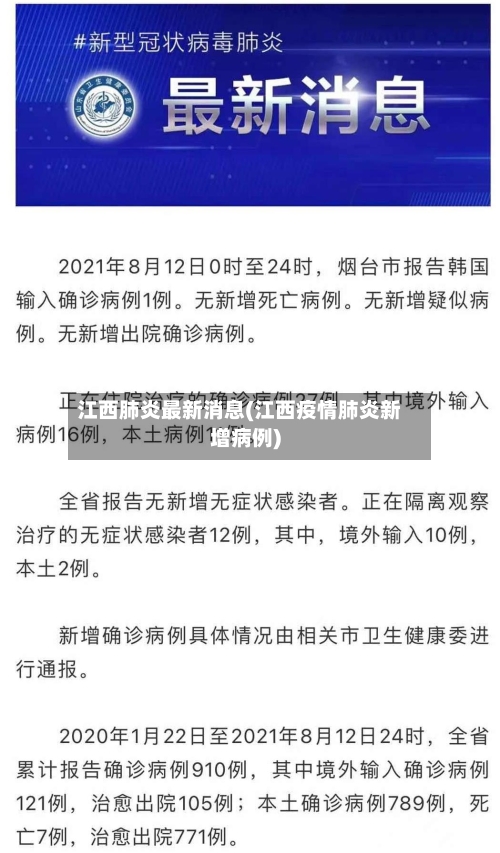 江西肺炎最新消息(江西疫情肺炎新增病例)-第2张图片