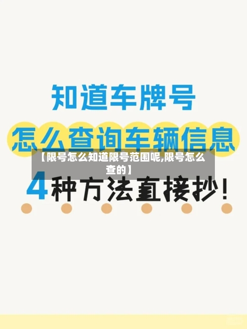 【限号怎么知道限号范围呢,限号怎么查的】