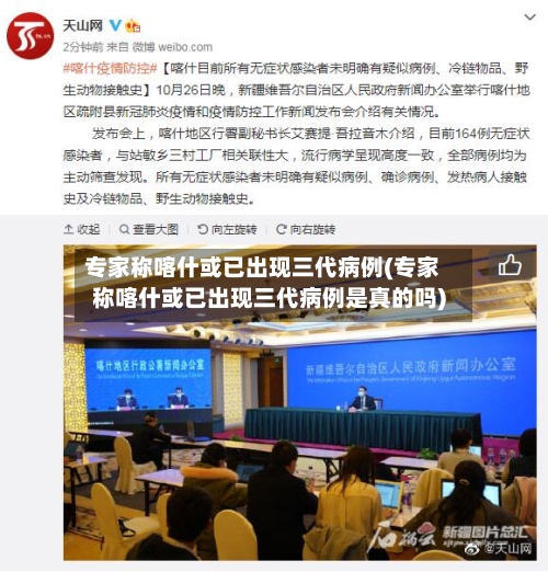 专家称喀什或已出现三代病例(专家称喀什或已出现三代病例是真的吗)-第2张图片