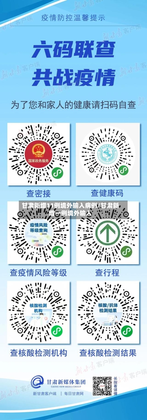 甘肃新增11例境外输入病例/甘肃新增一例境外输入-第2张图片