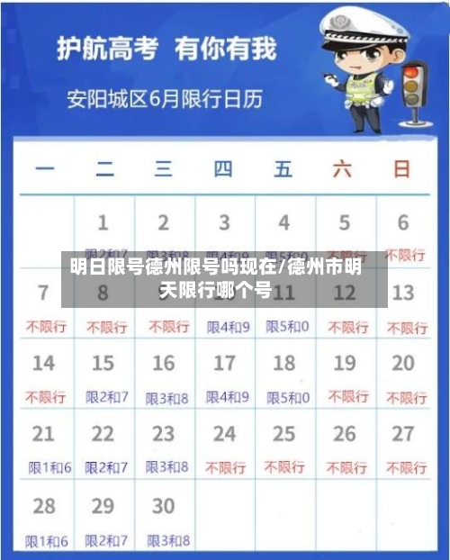 明日限号德州限号吗现在/德州市明天限行哪个号-第2张图片